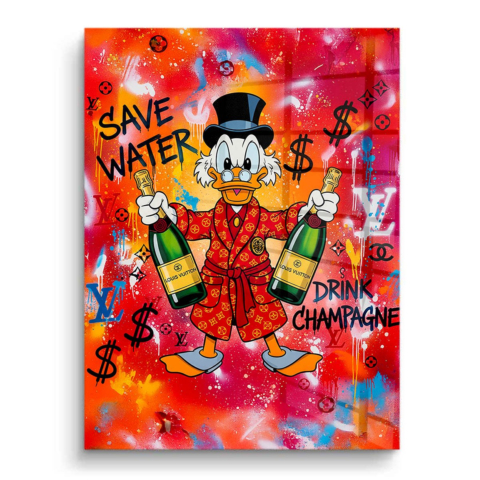 Save the Wealth PVC Gloss Art