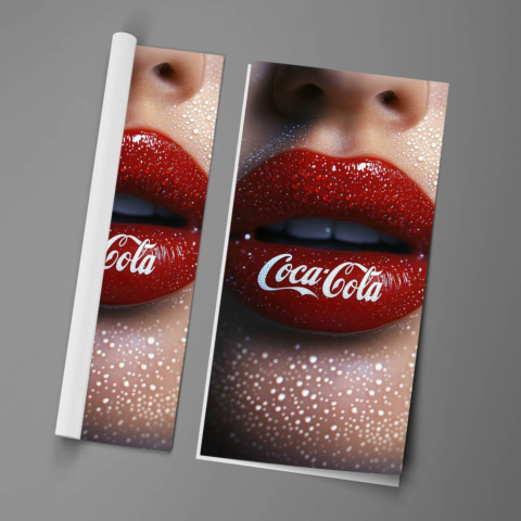Lèvres Coca-Cola Poster
