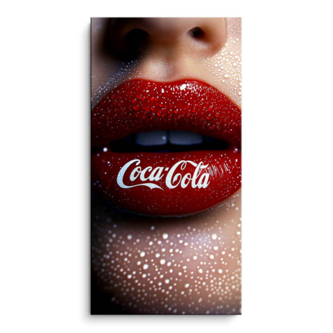 Coca-Cola Lips PVC Matt Art