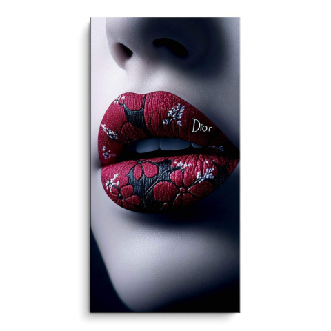 Floral Lips PVC Matt Art