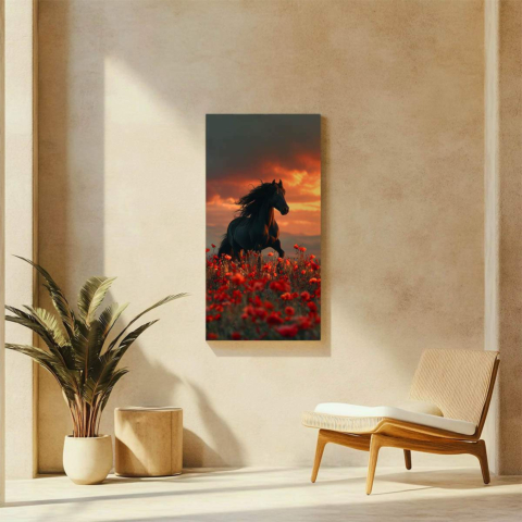 Wilde Eleganz Leinwandbild