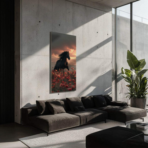Wilde Eleganz Dibond Matt Kunst