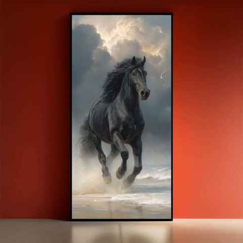 Majestic Stormrider Leinwandbild
