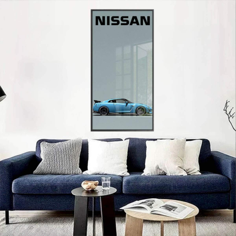 Nissan GT-R Arte en Vidrio Acrílico