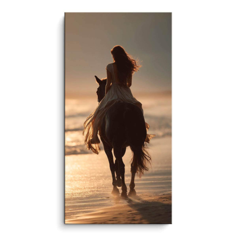 Sonnenuntergang Fahrt PVC Matt