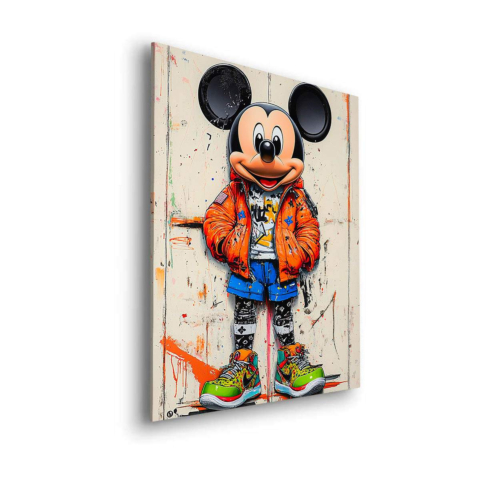 Stylowy Mickey Obraz na Płótnie PCV Matowy