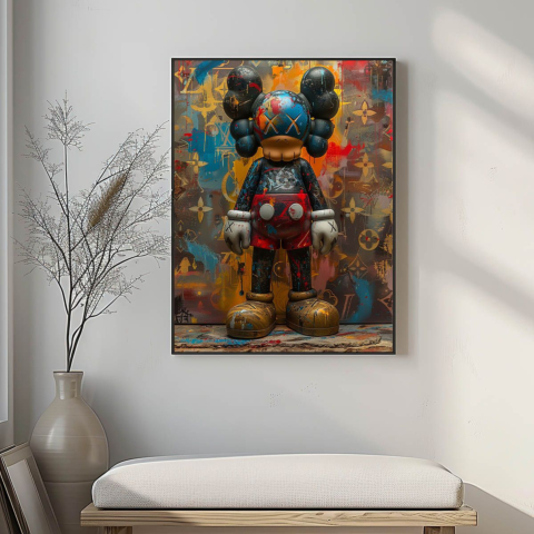Arte Callejero Mickey Lienzo