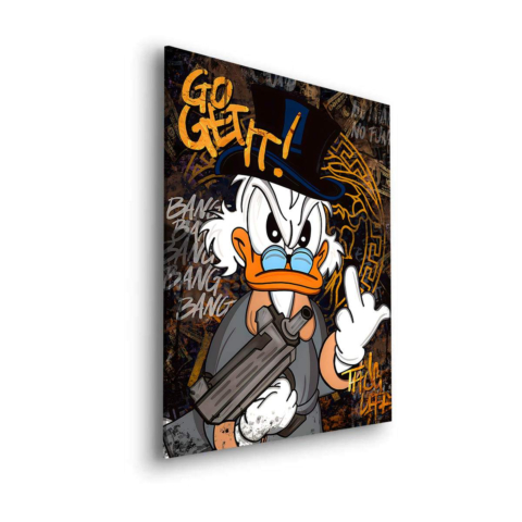 Rache des Scrooge Dibond PVC Matt