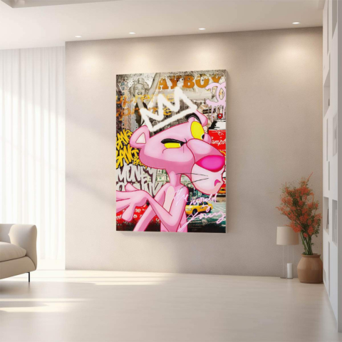 Actitud de la Pantera Rosa Lienzo