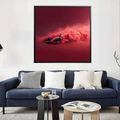Ferrari Scuderia Obraz na Szkle Akrylowym