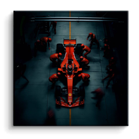 Arrêt au stand Ferrari PVC Mat