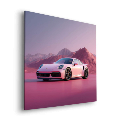 Porsche 911 Art Dibond PVC Mat