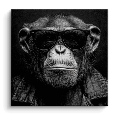 Monkey with Sunglasses PVC Matt Art
