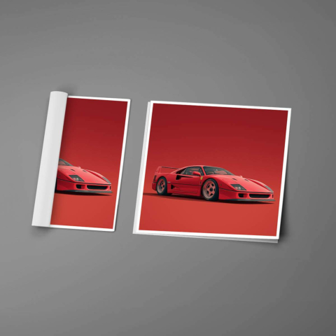 FERRARI F40 Poster