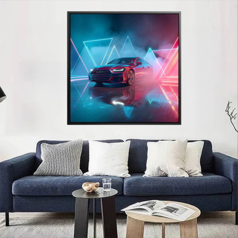 Audi Szkło Akrylowe Obraz na Płótnie