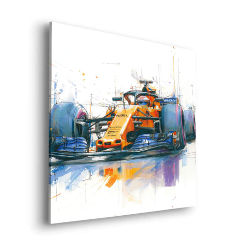 McLaren Formuła 1 Obraz na Płótnie Dibond Matowy
