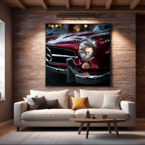 Art mural Mercedes-Benz Toile