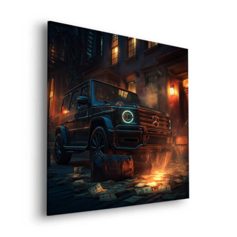 Mercedes Mystérieuse Art Dibond PVC Mat