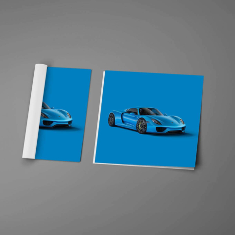 Plakat Porsche 718 Spyder