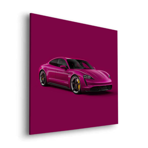 Art Dibond PVC Mat Porsche Taycan