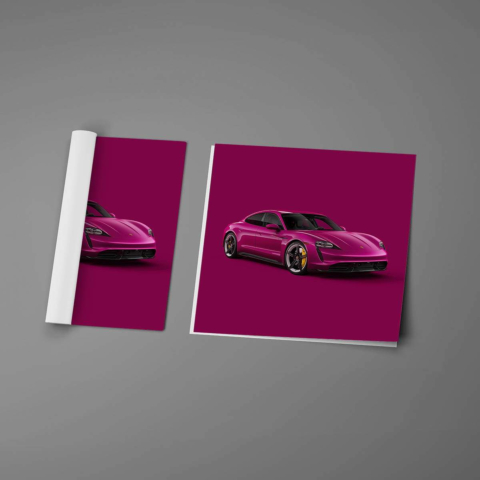 Plakat Porsche Taycan