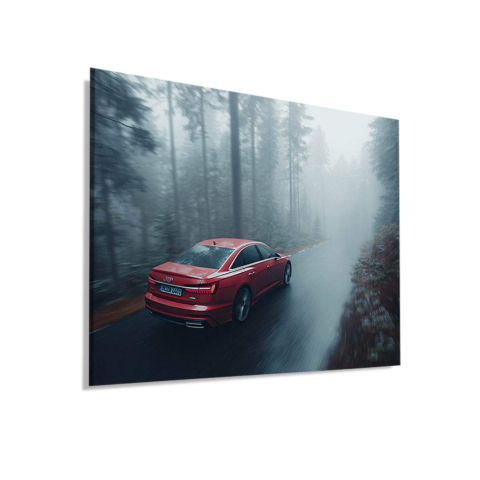 Audi A8 Obraz na Płótnie Dibond Matowy