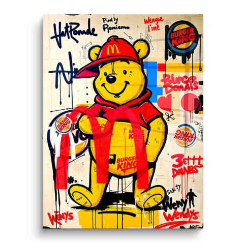 Burger King Bear PVC Gloss Art