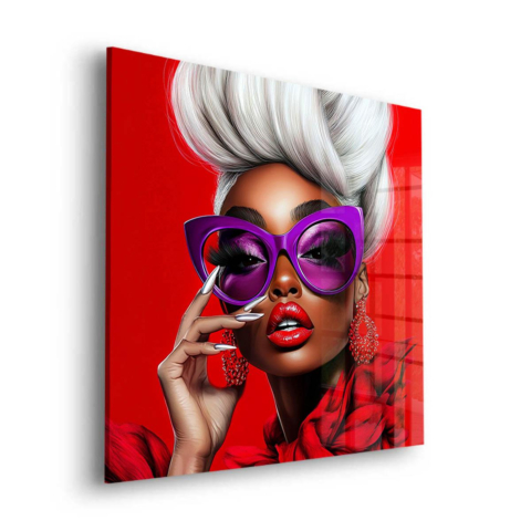 Vivid Glamour Acrylic Glass Art