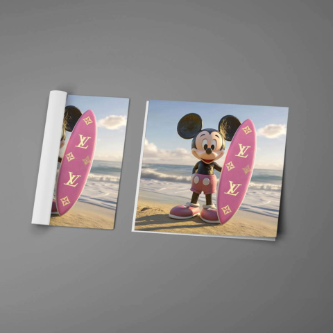 Mickey Surfing Póster