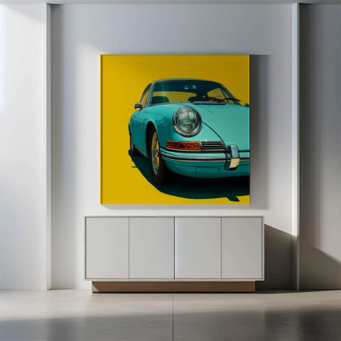 Vintage-Sportwagen Leinwandbild