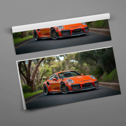 Speedster auf der Straße Poster
