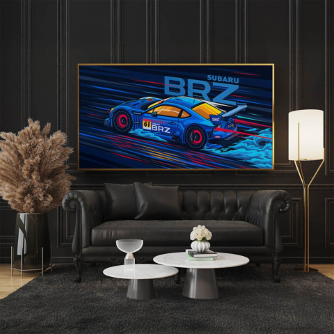 Subaru BRZ Voiture de Course Toile