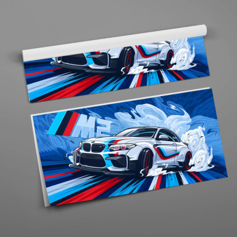 M Motorsport Branding Poster