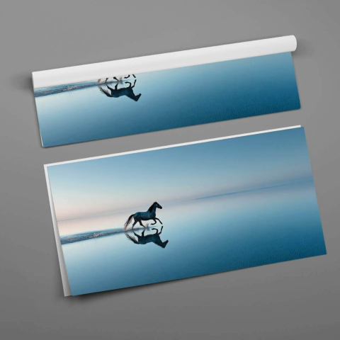 Laufende Reflexion Poster