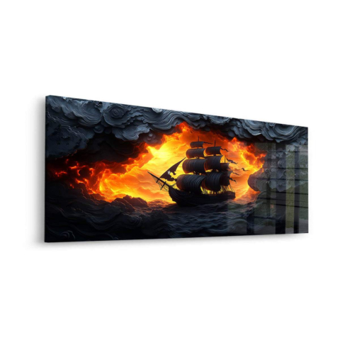 Ghost Ship Acrylic Glass Art