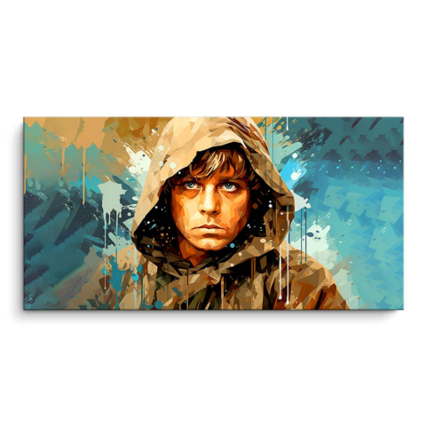 Entschlossener junger Mann PVC Matt Kunst