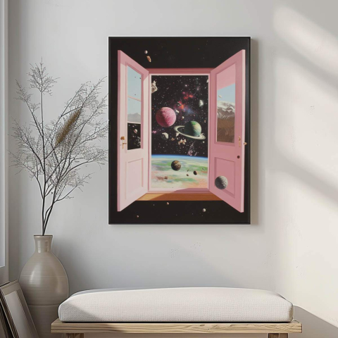 Kosmisches Tor Leinwandbild