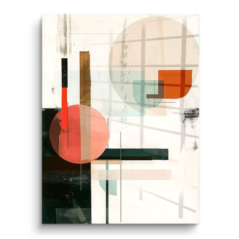 Geometric Abstract PVC Gloss Art