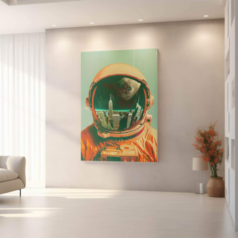 Kosmischer Entdecker Leinwandbild