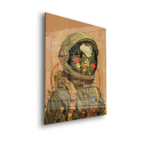 Univers Fleuri Verre Acrylique