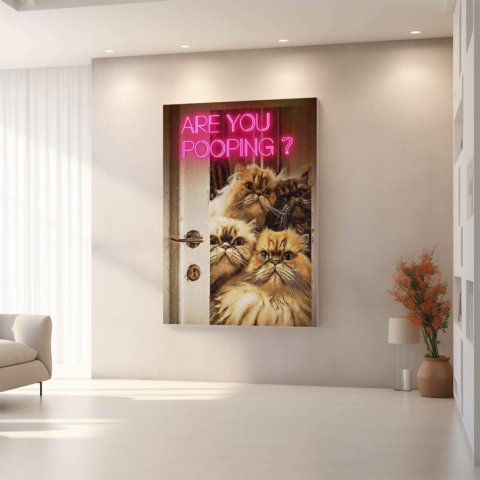 Question sur les Crottes de Chat Toile