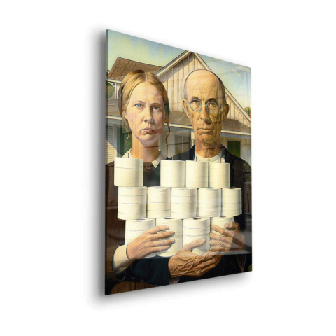 Toilettenpapier Monopoly Acrylglas
