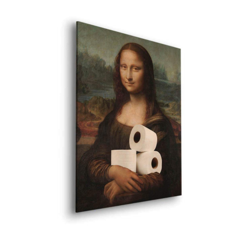 Toilet Paper Art Dibond Matt Art