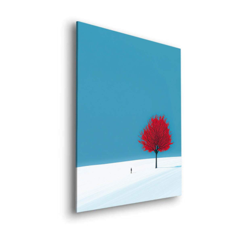 Winter Solitude Dibond Matt Art