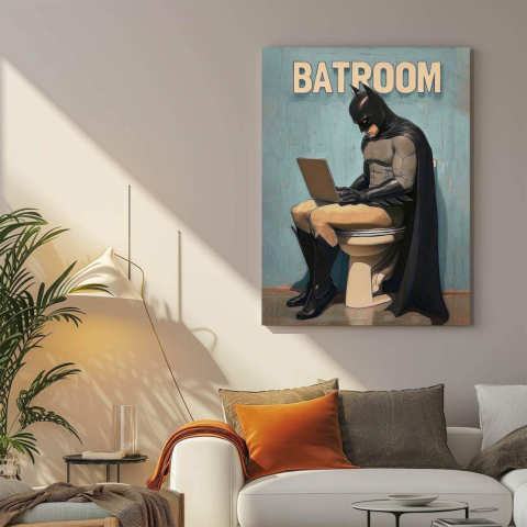 Batman Salle de Bain Toile