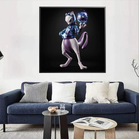 Cyber Cat Trainer Acrylic Glass Art