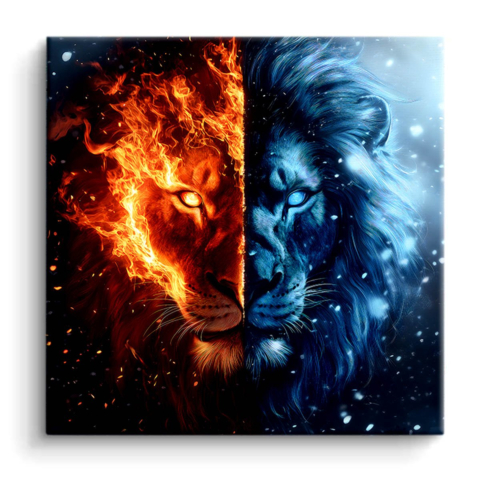 Glace et Feu PVC Mat