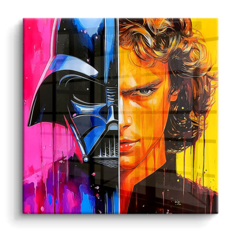 Star Wars und Porträt PVC Glänzend