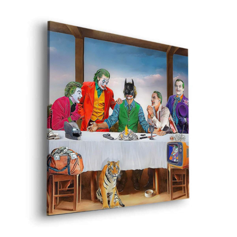 Le Dernier Repas du Joker Dibond PVC Mat