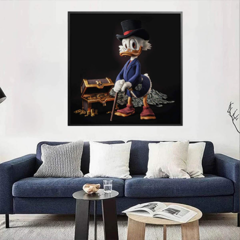 Richesses et Pouvoir Verre Acrylique